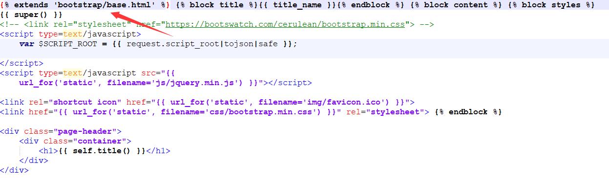 使用 Flask-Bootstrap 模板